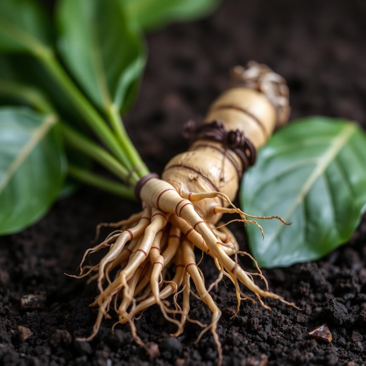 Fresh ginseng root