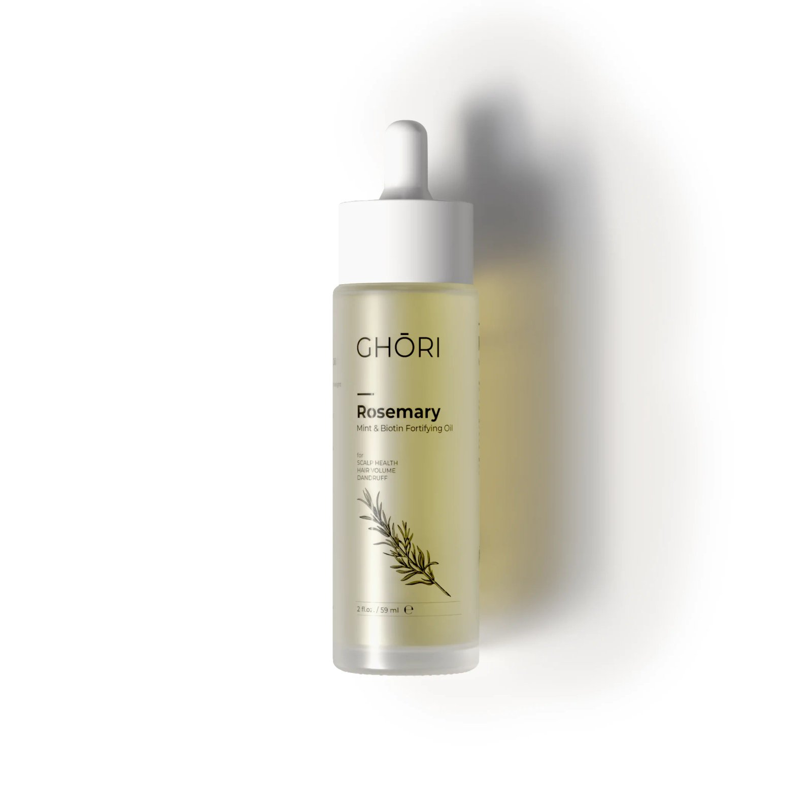 Ghori® Rosemary Mint & Biotin Oil | Anti‑Hairfall, Natural Hair Growth, Volume & Scalp Health